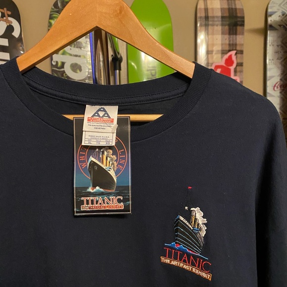 Titanic exhibition shirt long sleeve new with tags - Picture 1 of 6